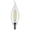 Satco 4 Watt CA11 LED Lamp, Clear, Candelabra Base, 90 CRI, 4000K, 120 Volts S21298 - alternate 1